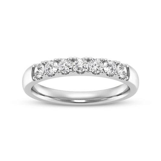 Women's Prong Set Wedding Band (SKU#02276RG)