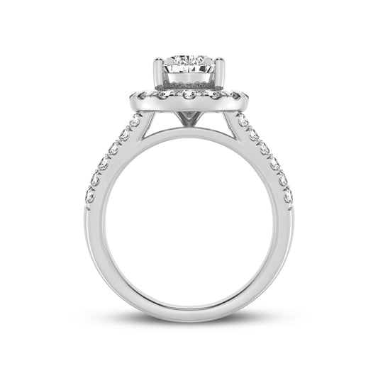 Pear Halo split shank Engagement Ring (SKU#01451BRG)