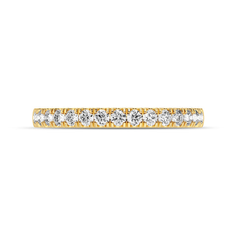 Women's Prong Set Wedding Band (SKU#02331ARG)