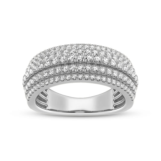 Five Row Diamond Men's Band (SKU#02987RG)