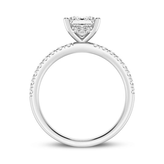Princess Without Halo Engagement Ring (SKU#09988RG-100)