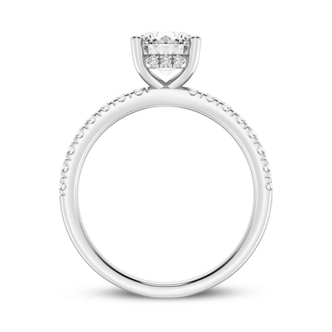 Round Without Halo Engagement Ring (SKU#09990RG-100)