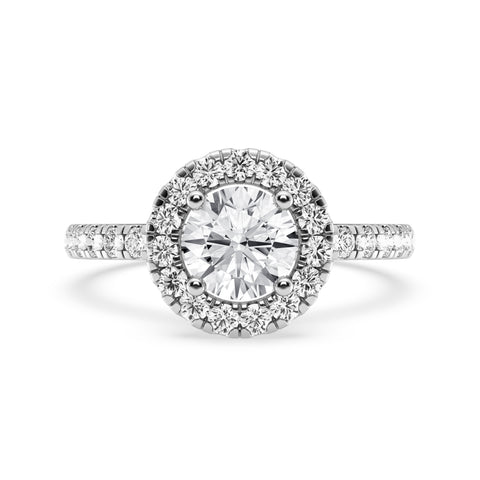 Round Halo Engagement Ring (SKU#09995RG-050)