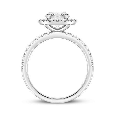 Round Halo Engagement Ring (SKU#09995RG-100)