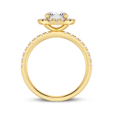 Round Halo Engagement Ring (SKU#09995RG-100)