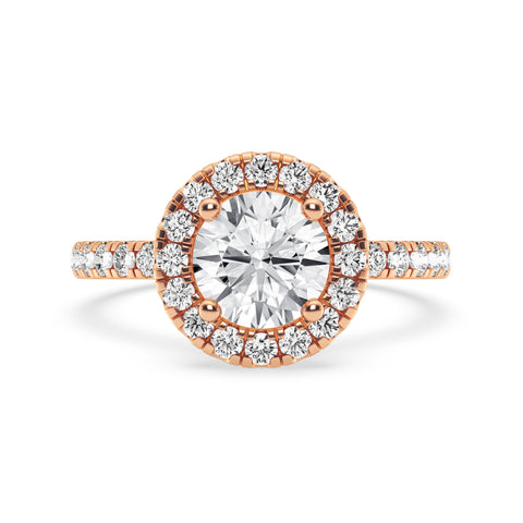 Round Halo Engagement Ring (SKU#09995RG-100)