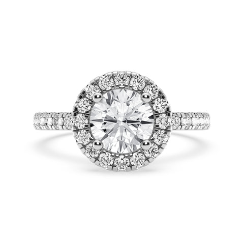Round Halo Engagement Ring (SKU#09995RG-100)