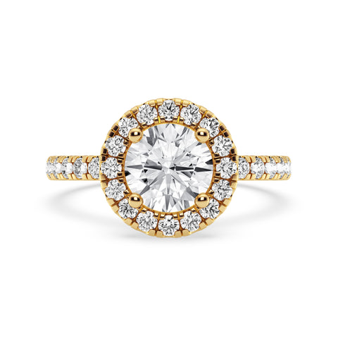 Round Halo Engagement Ring (SKU#09995RG-100)