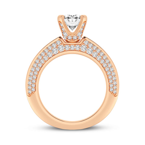 Oval Without Halo Engagement Ring (SKU#10004RG-100)