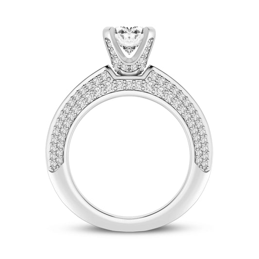 Oval Without Halo Engagement Ring (SKU#10004RG-100)