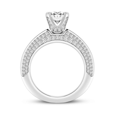 Oval Without Halo Engagement Ring (SKU#10004RG-100)