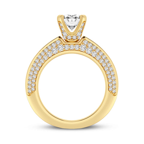 Oval Without Halo Engagement Ring (SKU#10004RG-100)