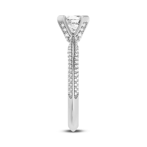 Oval Without Halo Engagement Ring (SKU#10004RG-100)