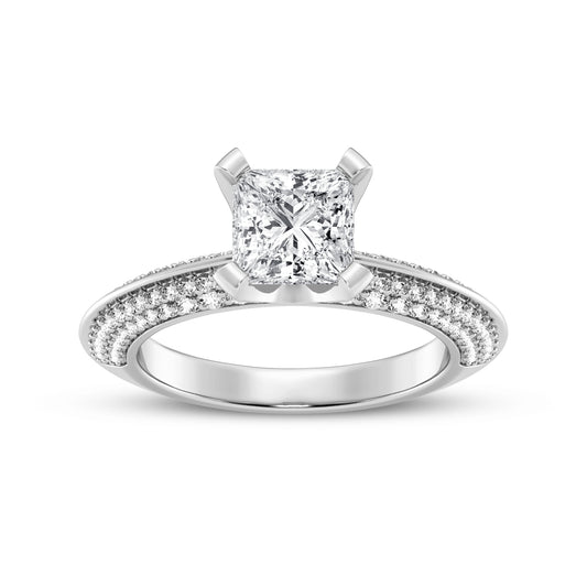 Princess Without Halo Engagement Ring (SKU#10005RG-100)