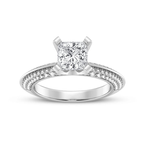 Princess Without Halo Engagement Ring (SKU#10005RG-100)