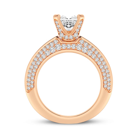 Princess Without Halo Engagement Ring (SKU#10005RG-100)
