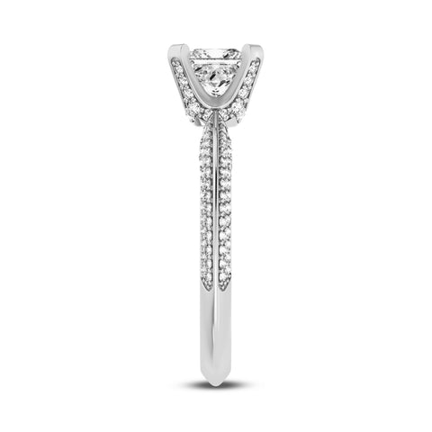 Princess Without Halo Engagement Ring (SKU#10005RG-100)
