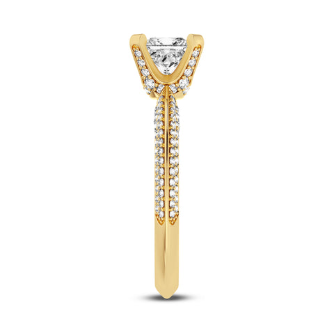 Princess Without Halo Engagement Ring (SKU#10005RG-100)