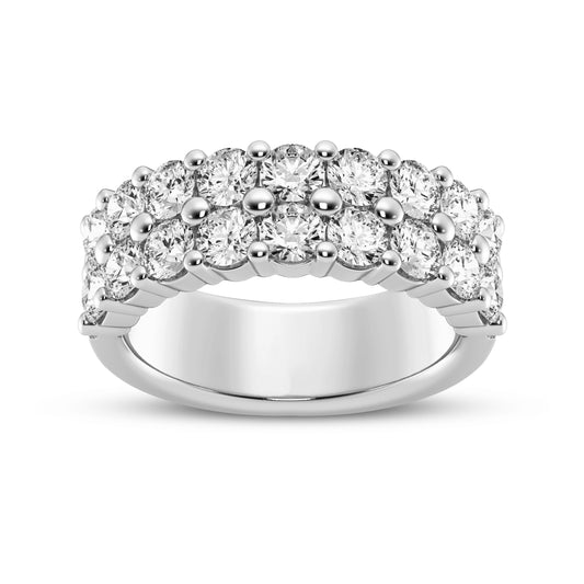 Two Row Women's Engagement Band (SKU#03455RG)