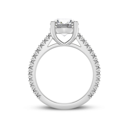 Round without Halo Engagement Ring  (SKU#01925RG)