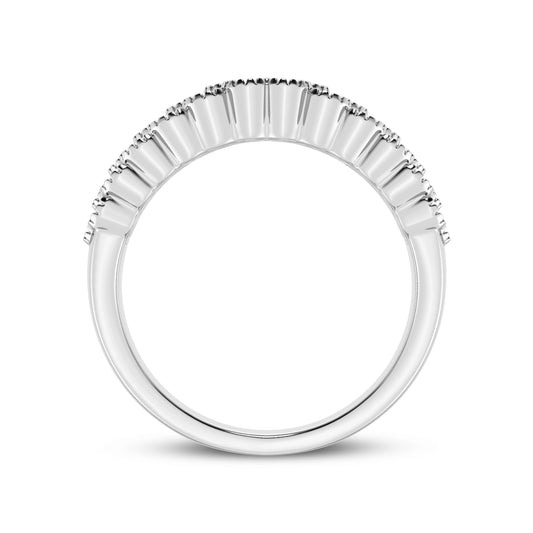 Bezel Women's Engagement Band With Millgraining (SKU#02424RG)