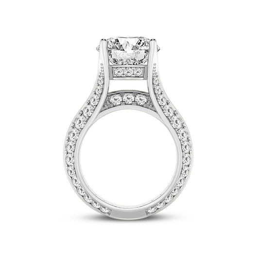 Round without Halo Engagement Ring (SKU#02070RG)