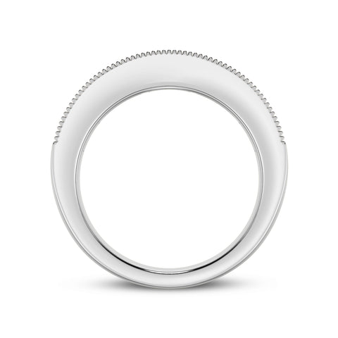 Channel Set Men's Band With Milgraining (SKU#01697RG)