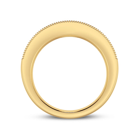 Channel Set Men's Band With Milgraining (SKU#01697RG)