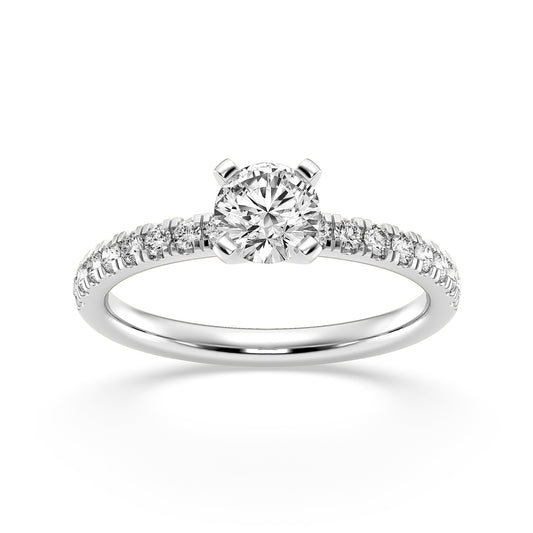 Round without Halo Engagement Ring (SKU#01699RG)