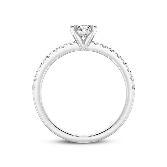 Round without Halo Engagement Ring (SKU#01699RG)