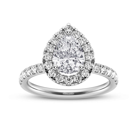 Pear Halo Engagement Ring (SKU#09994RG-050)