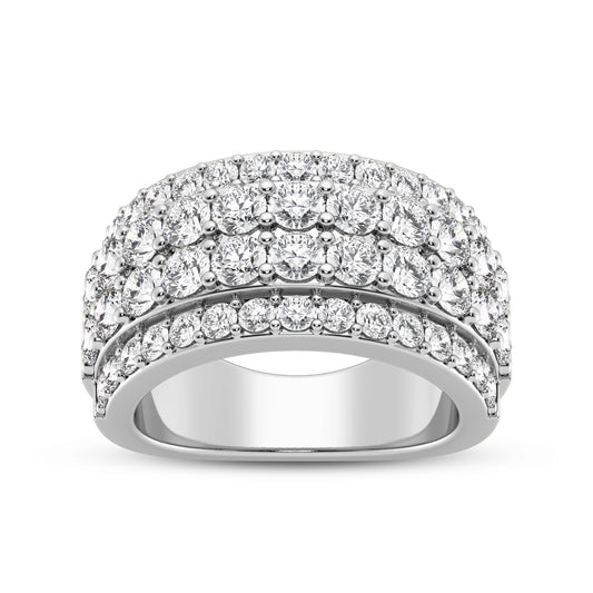 Four Row Diamond Men's Band (SKU#09130RG)