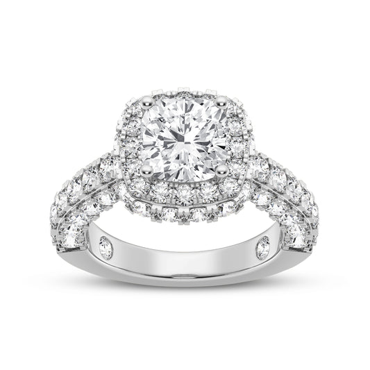 Cushion Halo Engagement Ring (SKU#06698RG)