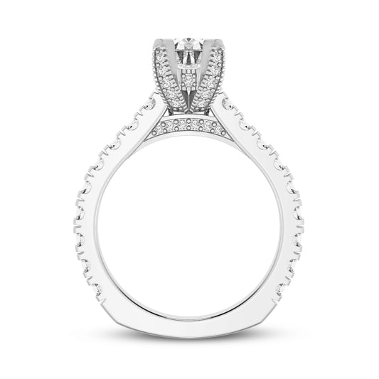 Pear Without Halo Engagement Ring (SKU#10017RG-100)