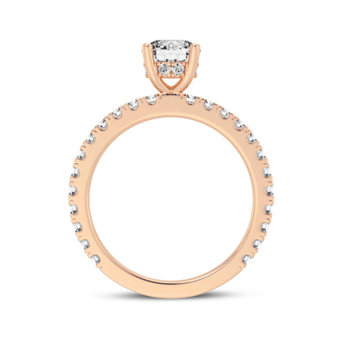 Round Without Halo Engagement Ring (SKU#10038RG-100)