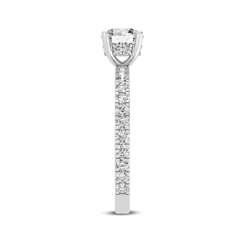 Round Without Halo Engagement Ring (SKU#10038RG-100)
