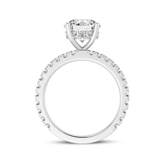 Round Without Halo Engagement Ring (SKU#10038RG-200)