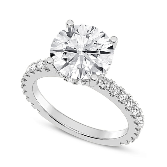 Round Without Halo Engagement Ring (SKU#10038RG-300)