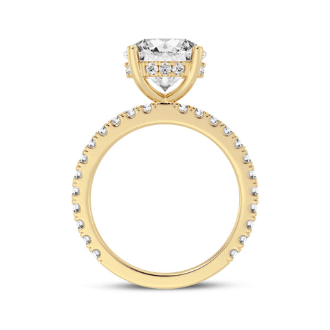 Round Without Halo Engagement Ring (SKU#10038RG-300)