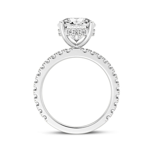 Round Without Halo Engagement Ring (SKU#10038RG-300)