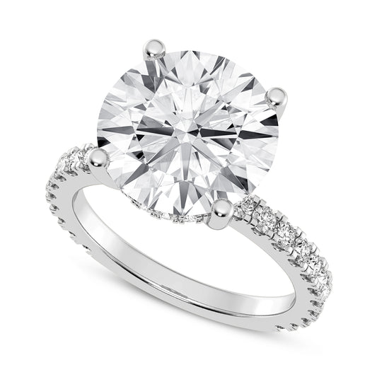 Round Without Halo Engagement Ring (SKU#10038RG-500)
