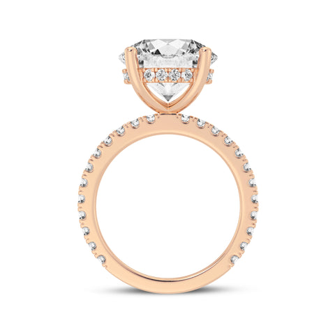 Round Without Halo Engagement Ring (SKU#10038RG-500)