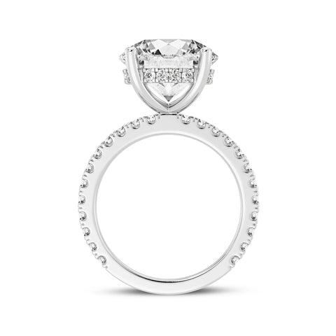Round Without Halo Engagement Ring (SKU#10038RG-500)