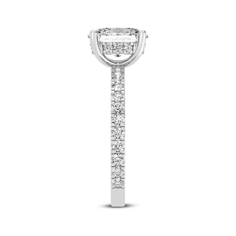 Oval Without Halo Engagement Ring (SKU#10040RG-200)