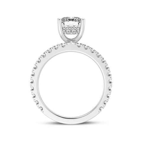 Radiant Cut Without Halo Engagement Ring (SKU#10039RG-200)