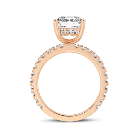 Radiant Cut Without Halo Engagement Ring (SKU#10039RG-300)