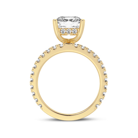 Radiant Cut Without Halo Engagement Ring (SKU#10039RG-300)