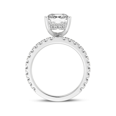 Radiant Cut Without Halo Engagement Ring (SKU#10039RG-300)