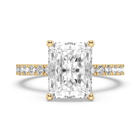 Radiant Cut Without Halo Engagement Ring (SKU#10039RG-300)