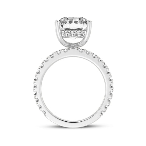 Radiant Cut Without Halo Engagement Ring (SKU#10039RG-500)